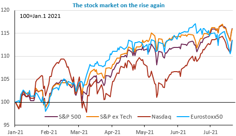 stock market on the rise again