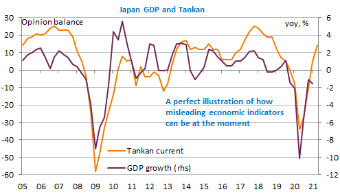 Japan GPD and Tankan