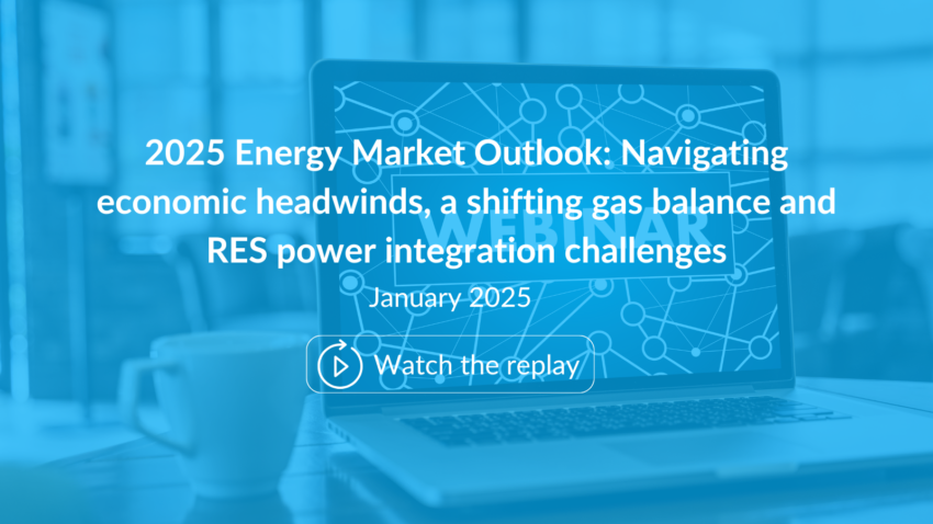 2025 Energy Market Outlook: Navigating economic headwinds, a shifting gas balance and RES power integration challenges